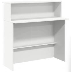 Recepčný pult biely, umelé drevo